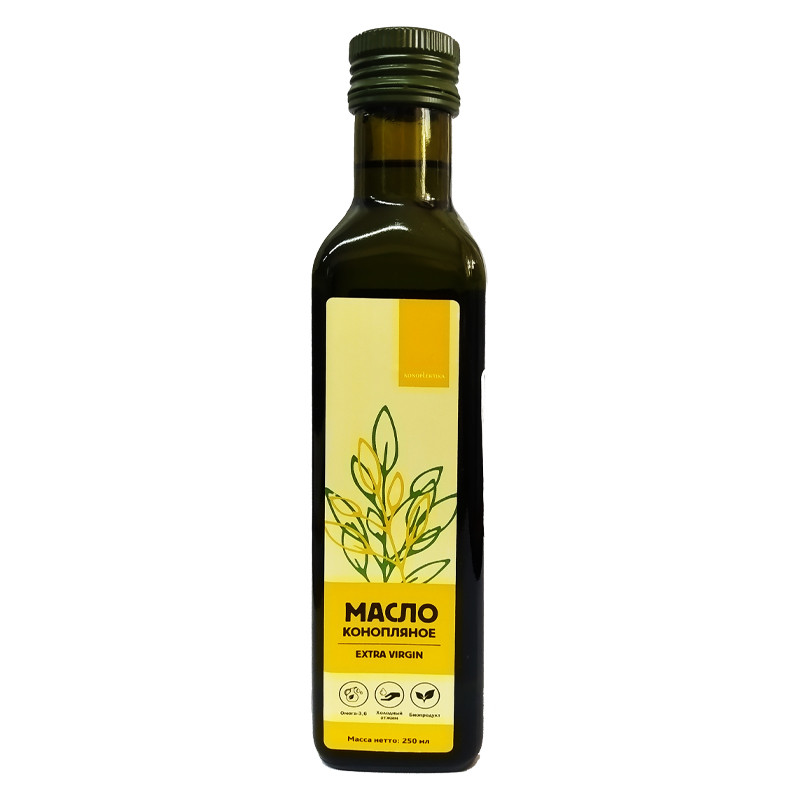 Масло конопляное (стекло) Konoplektika Extra Virgin 250 мл