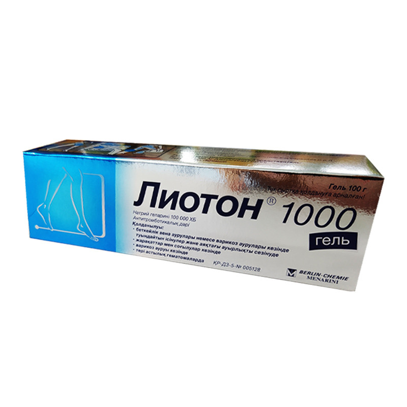 Лиотон® 1000 гель 100 г А. Менарини Мэнюфекчеринг Лоджистикс энд Сервисиз С.р.Л.