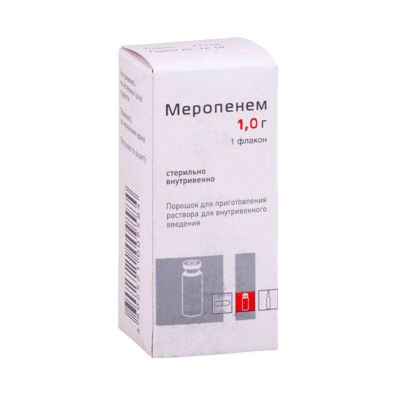 МЕРОПЕНЕМ 1,0 N1 ФЛ КРАСФАРМА