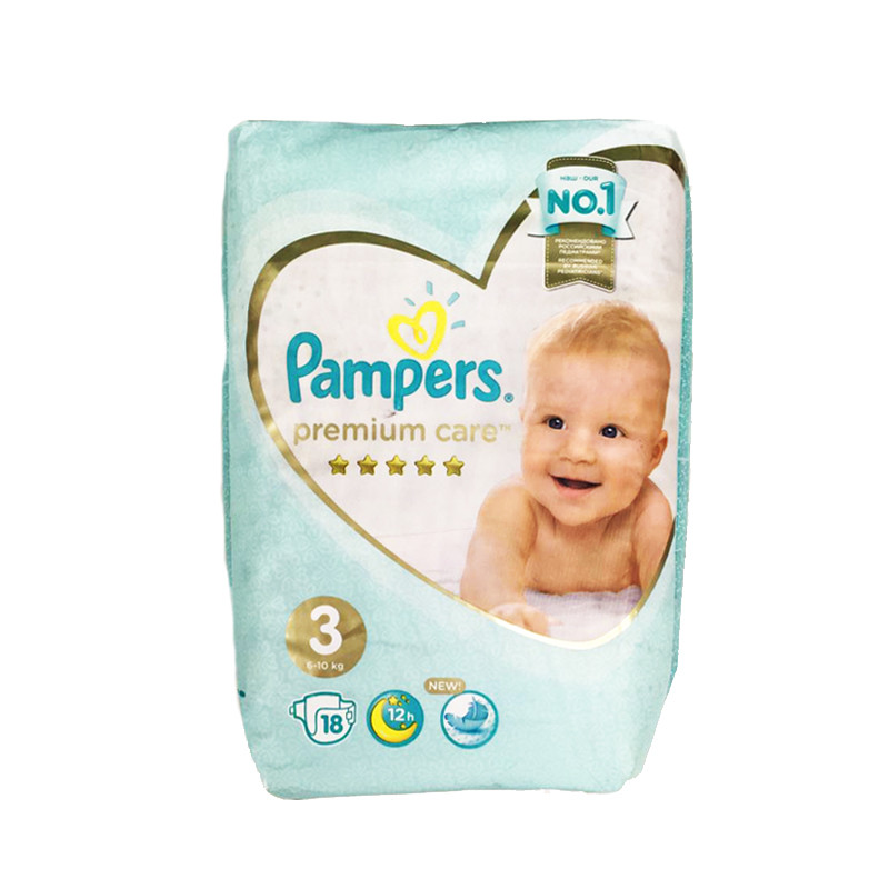Памперс №3 Premium Care 18шт
