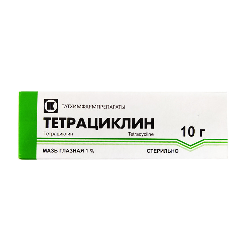 Тетрациклиновая мазь гл.10г