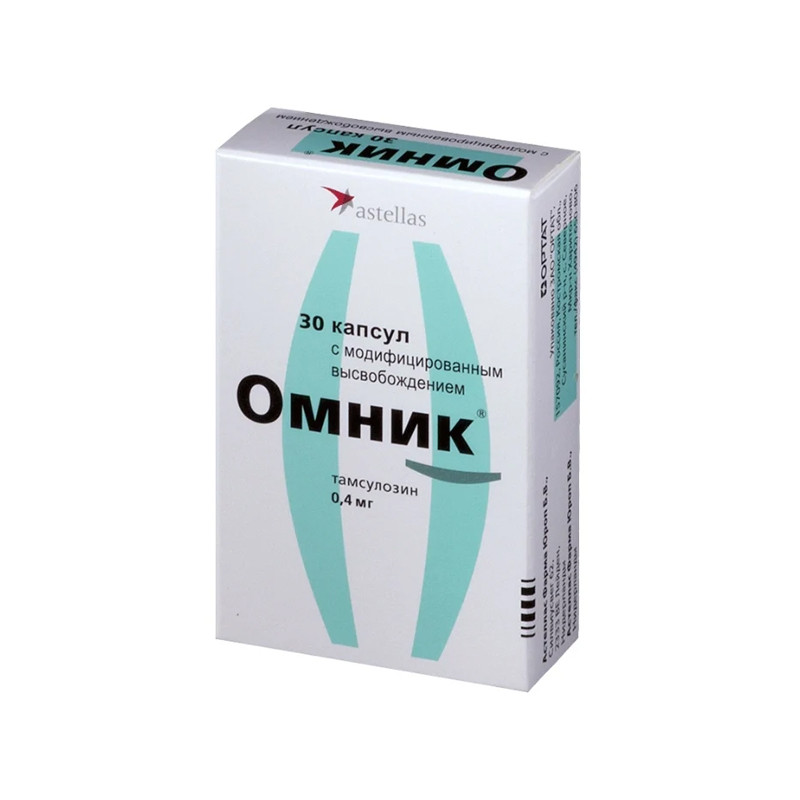 Омник® капсулы 0,4 мг 30 шт Астеллас Фарма Юроп Б.В.