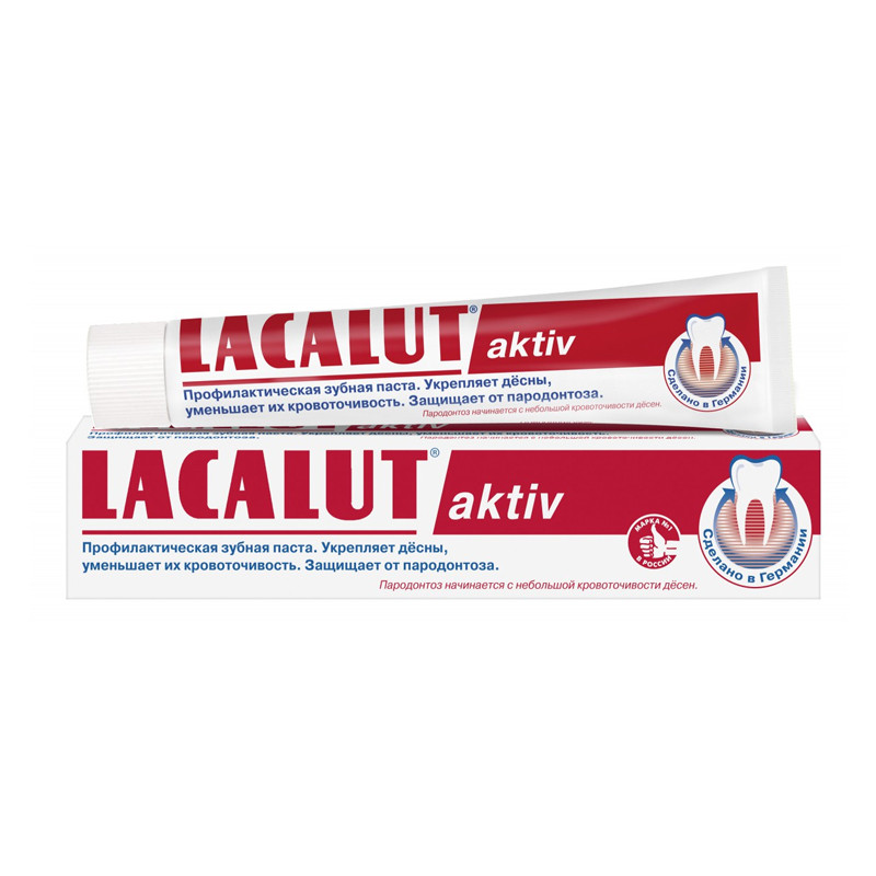 Паста зубная LACALUT Aktiv 75 мл