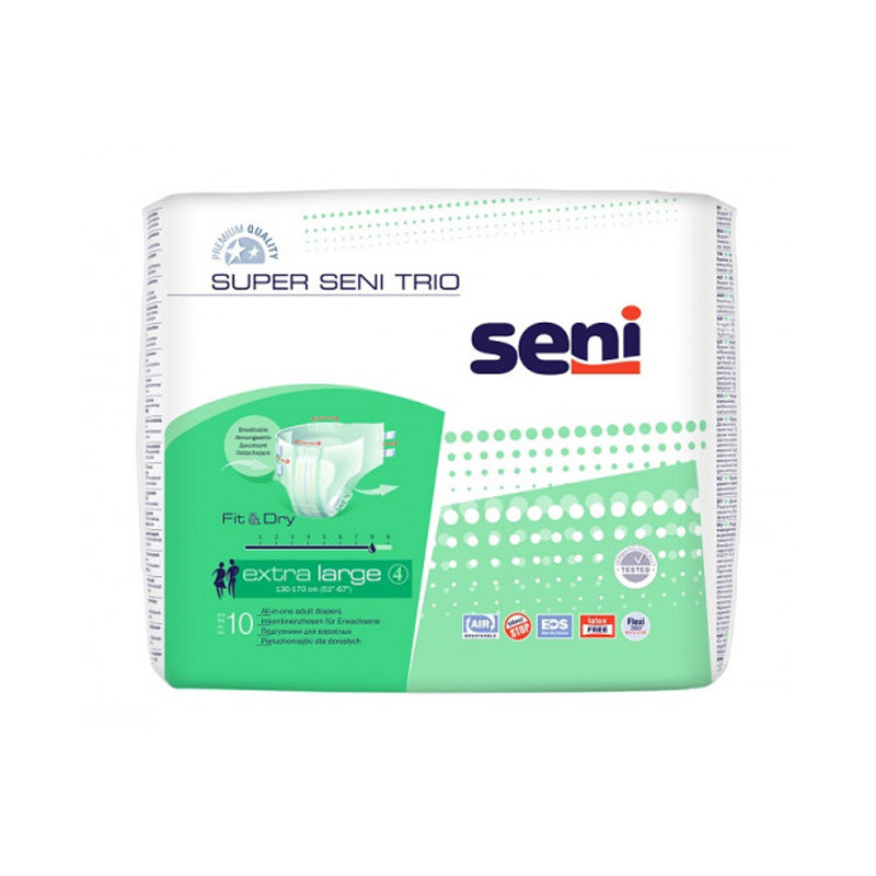 Подгузники для взрослых Seni Super Extra Large Plus №10 -4