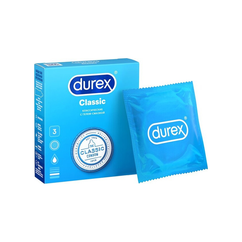 Презервативы Durex Classic №3