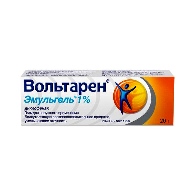 Вольтарен Эмульгель гель для наружного применения 1% 20 г GSK Consumer Healthcare S.A