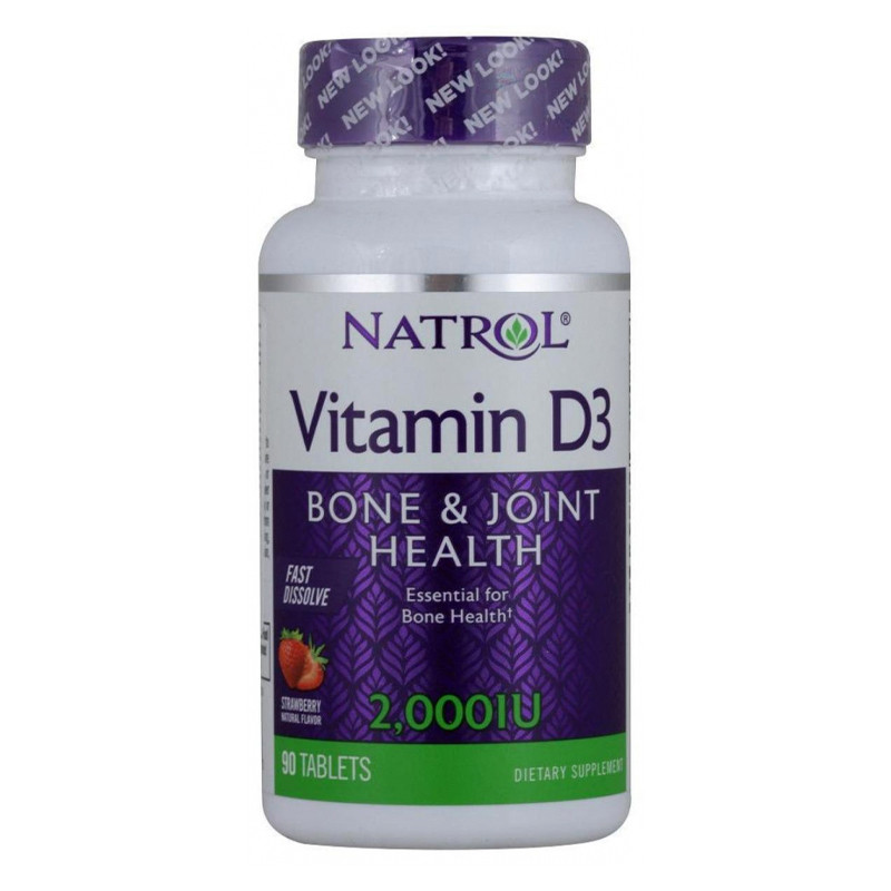NATROL Витамин D3 2000ме №90 Быстрорастворимых таблеток /5889