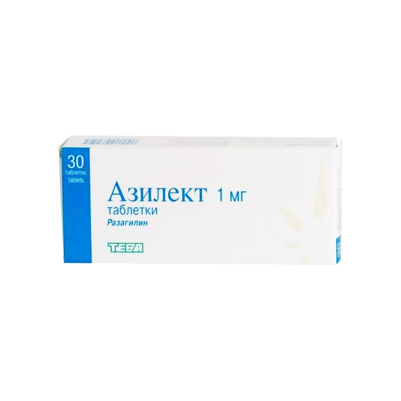 Азилект 1мг №30 табл