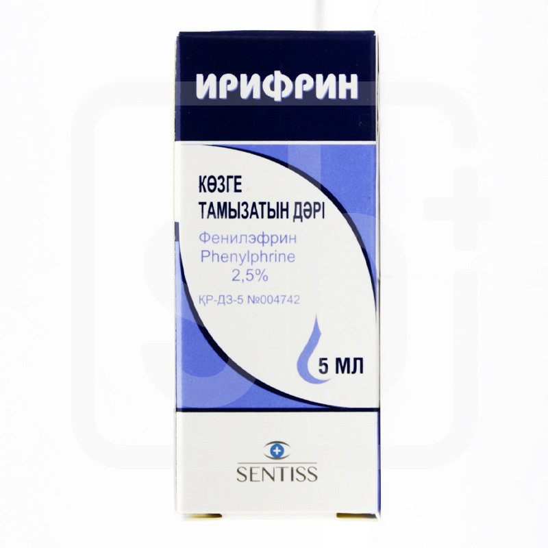 Ирифрин капли глазные 2,5% 5 мл СЕНТИСС ФАРМА Пвт.Лтд.