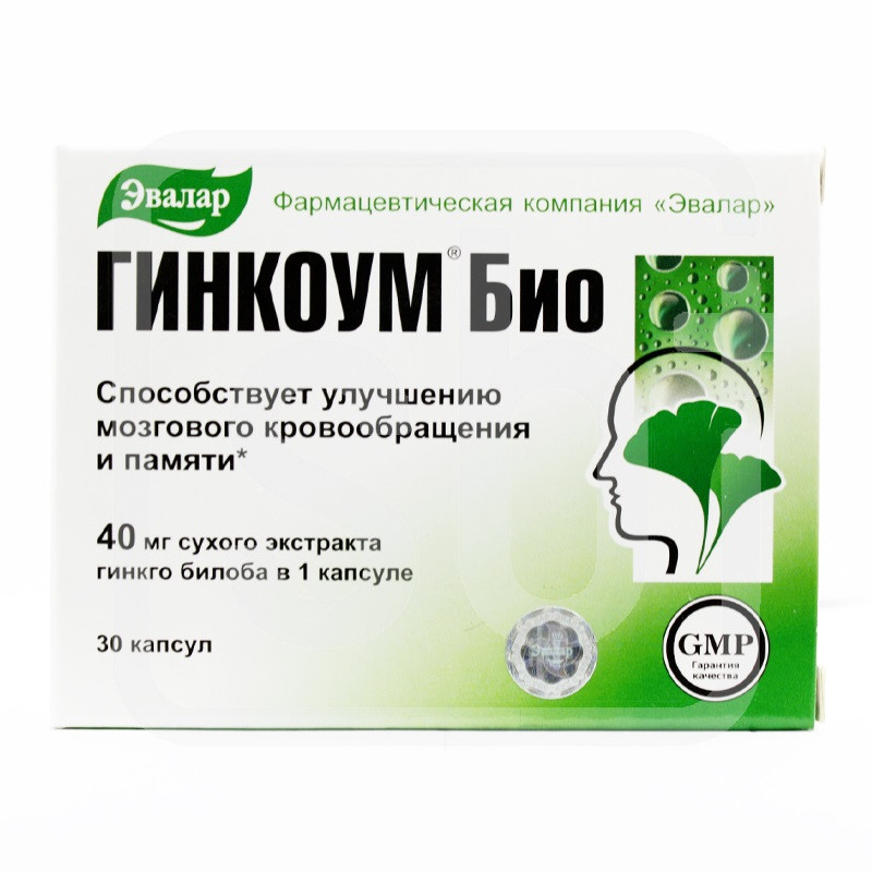 Гинкоум Био 40мг №30 капс