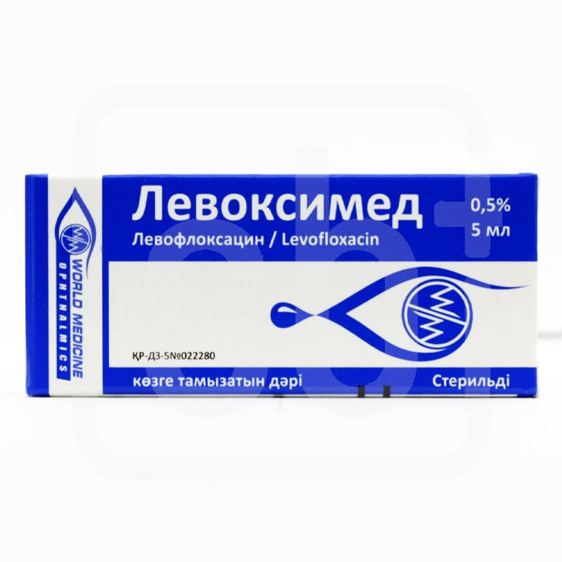 Левоксимед 0,5% 5 мл гл капли