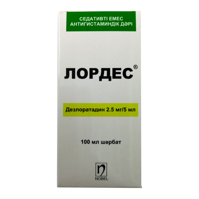 Лордес 2,5мг5мл 100мл сироп Нобель